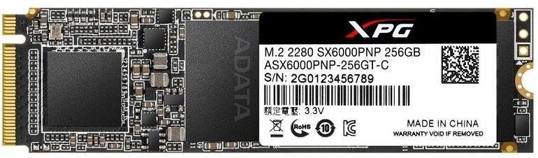 SSD жесткий диск M.2 2280 256GB ASX6000PNP-256GT-C ADATA