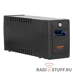 Exegate EP285562RUS ИБП ExeGate Power Smart ULB-800.LCD.AVR.C13.RJ.USB <800VA/480W, LCD, AVR, 4*IEC-C13, RJ45/11, USB, Black>